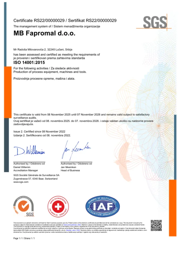 ISO 14001:2015