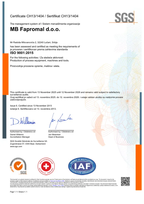 ISO 9001:2015